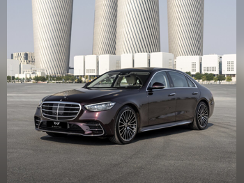 Mercedes-Benz S-Class 450 2022 Automatic 38,000 Km 6 Cylinder Rear Wheel Drive (RWD) Sedan Violet With Warranty