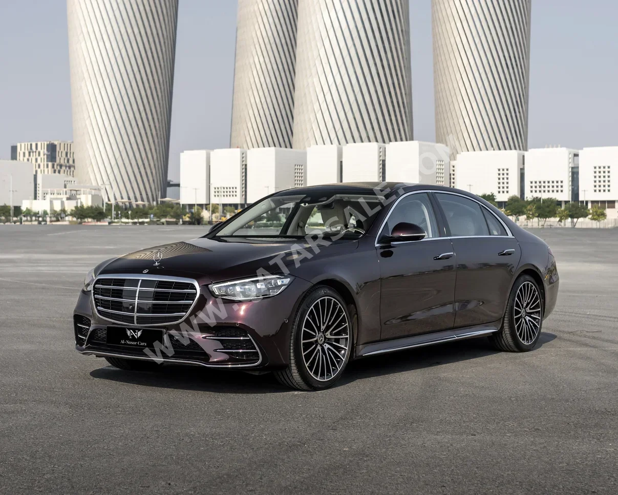 Mercedes-Benz S-Class 450 2022 Automatic 38,000 Km 6 Cylinder Rear Wheel Drive (RWD) Sedan Violet With Warranty