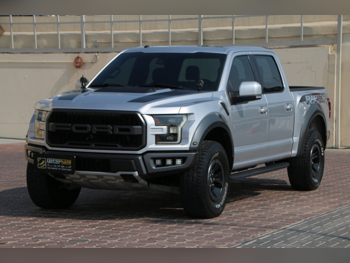 فورد رابتر 2017 اوتوماتيك 142,000 كم 6 سلندر دفع رباعي بيكب فضي