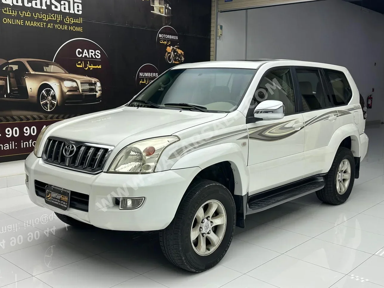 Toyota Prado TXL 2009 Automatic 450,000 Km 6 Cylinder Four Wheel Drive (4WD) SUV White