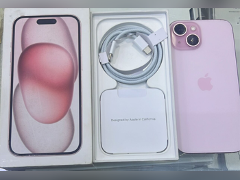 هواتف نقالة ابل - ايفون 15 - زهري - 4 جيجابايت