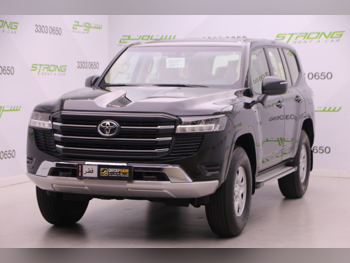 تويوتا لاند كروزر جي اكس 2024 اوتوماتيك 47,000 كم 6 سلندر دفع رباعي اس يو في أسود تحت الضمان