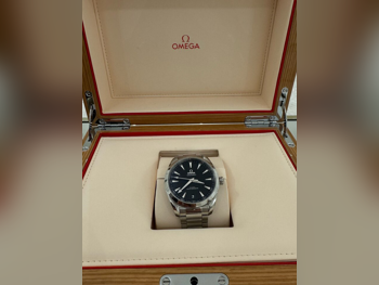 ساعات - أوميغا  - ساعات ميكانيكية  - أسود  - ساعات رجالي