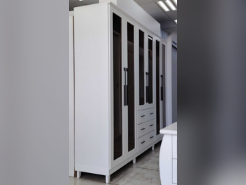 خزائن ودواليب الملابس والزينة - دوحة فيرنيتشر  - خزائن  - أبيض