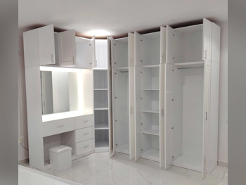 خزائن ودواليب الملابس والزينة - دوحة فيرنيتشر  - خزائن  - أبيض