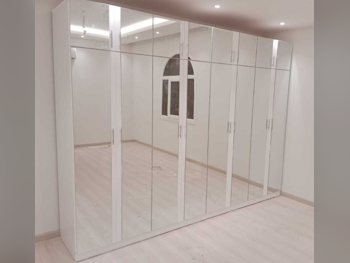 خزائن ودواليب الملابس والزينة - دوحة فيرنيتشر  - خزائن  - أبيض