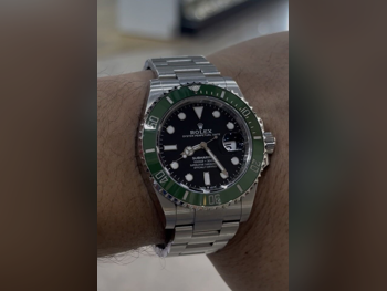 ساعات - رولكس  - ساعات ميكانيكية  - فضة  - ساعات رجالي