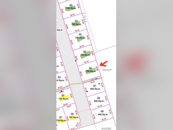 Lands For Sale in Al Wakrah  - Al Wukair  -Area Size 756 Square Meter