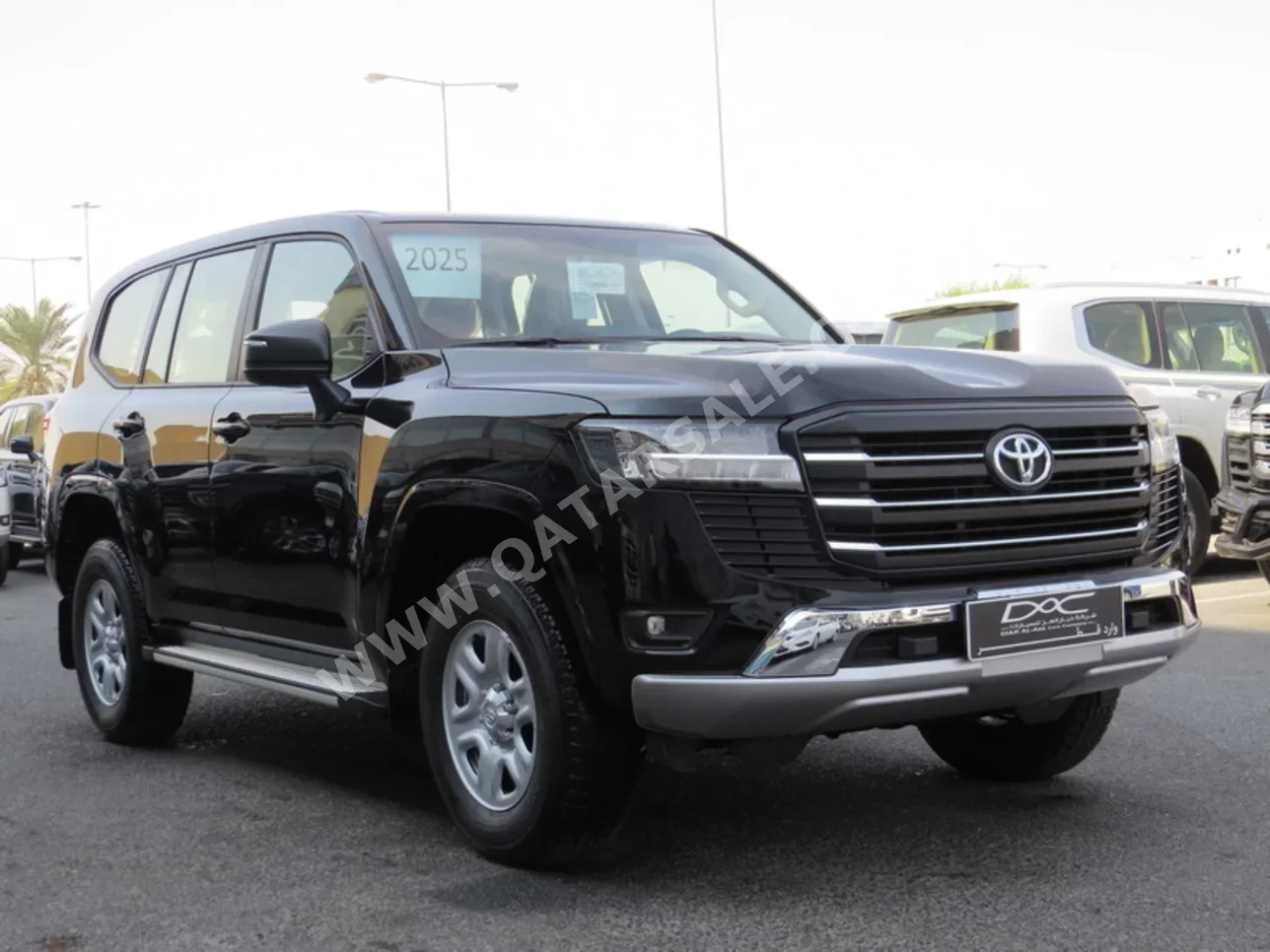 تويوتا لاند كروزر جي اكس 2025 اوتوماتيك 0 كم 6 سلندر دفع رباعي اس يو في أسود تحت الضمان