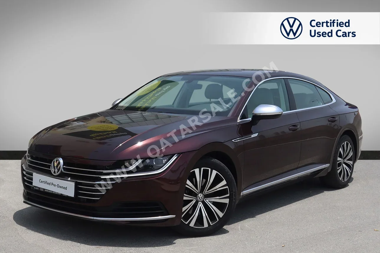 Volkswagen Arteon 2018 Automatic 60,100 Km 4 Cylinder Front Wheel Drive (FWD) Sedan Dark Red