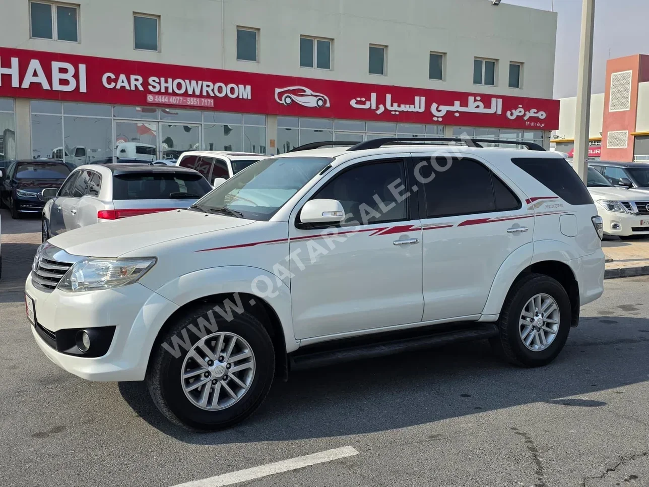 Toyota  Fortuner  2014  Automatic  248,000 Km  6 Cylinder  Four Wheel Drive (4WD)  SUV  White