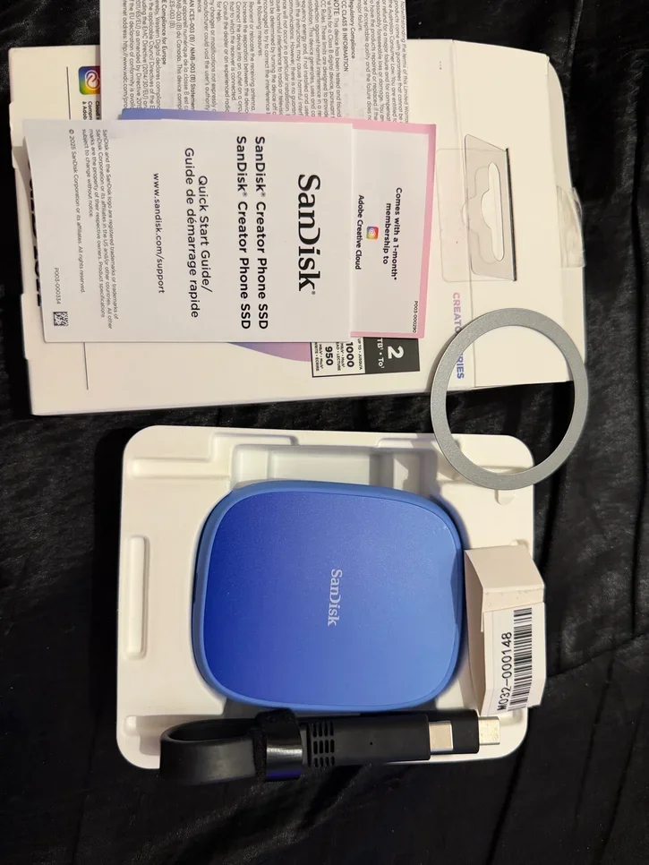 أقراص التخزين سانديسك اس اس دي خارجي يو اس بي 3.0 \ اس اس دي \ 2 تيرابايت