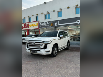 تويوتا لاند كروزر في اكس توين توربو 2022 اوتوماتيك 99,000 كم 6 سلندر دفع رباعي اس يو في أبيض