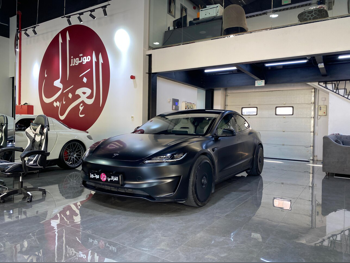 Tesla Model 3 2024 Automatic 45,000 Km 0 Cylinder All Wheel Drive (AWD) Sedan Black Matte With Warranty