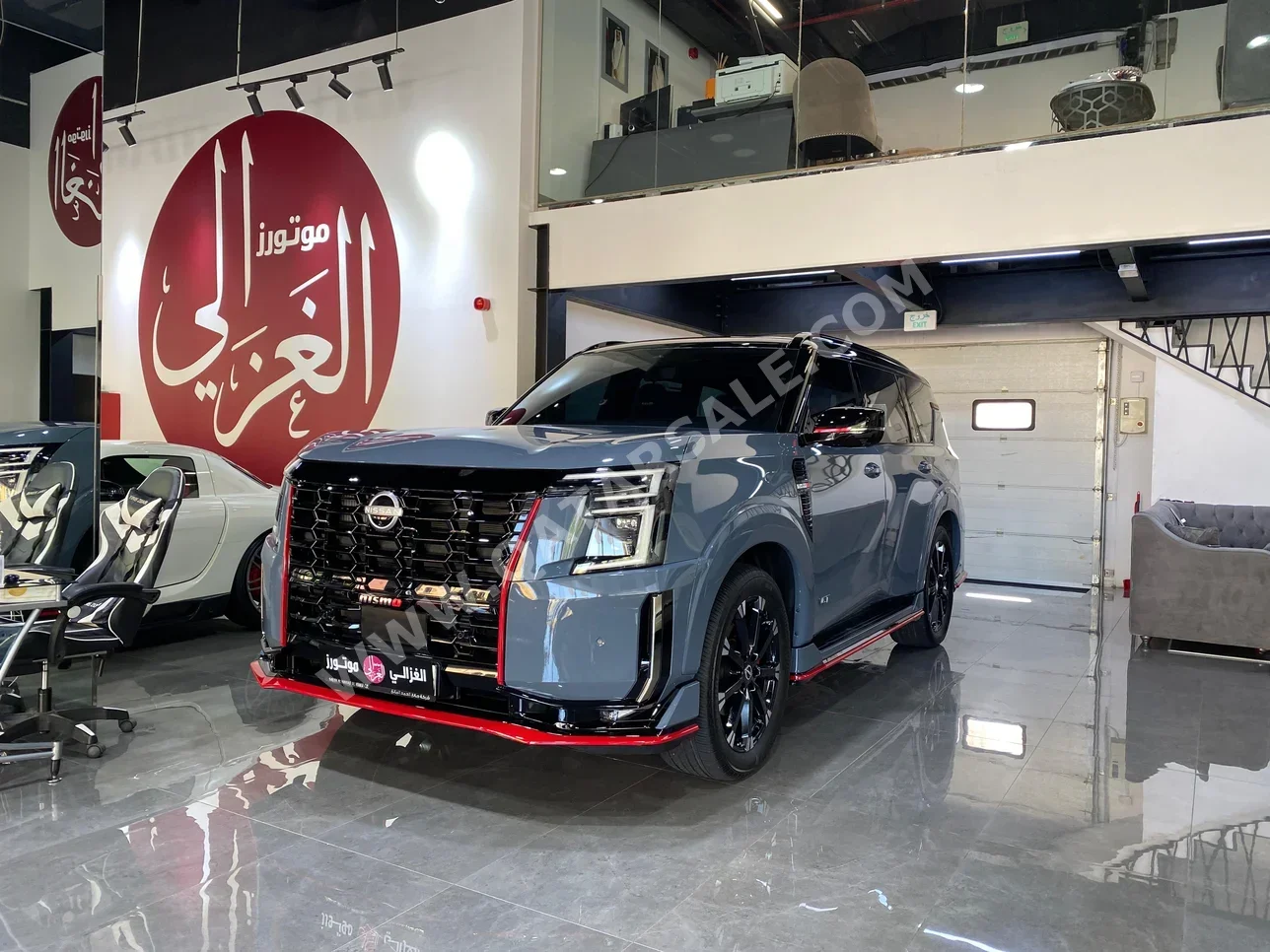 نيسان باترول نسمو 2026 اوتوماتيك 7,000 كم 6 سلندر دفع رباعي اس يو في رمادي ناردو تحت الضمان