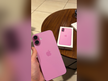 هواتف نقالة ابل - ايفون 16 - زهري - 128 جيجابايت