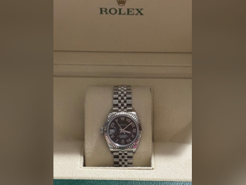 ساعات - رولكس - ساعات ميكانيكية - أسود - ساعات نسائي