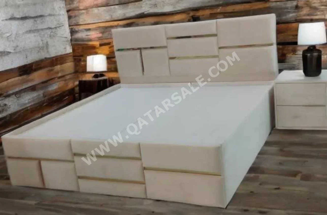 الأسّرة - كينج - الأصفر - متضمنة المرتبة