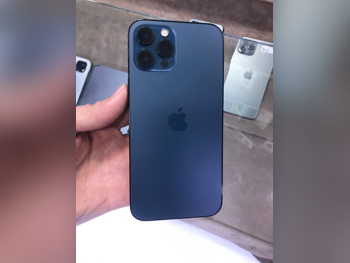 هواتف نقالة ابل - ايفون 12 - برو ماكس - أزرق - 256 جيجابايت