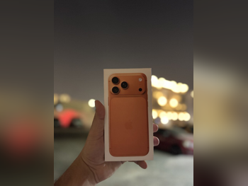 هواتف نقالة ابل - ايفون 17 - برو ماكس - برتقالي - 256 جيجابايت - تحت الضمان