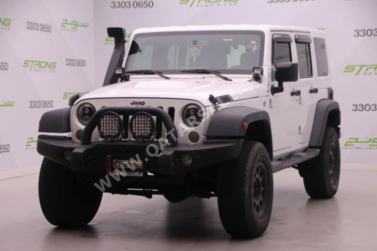 Jeep Wrangler Rubicon 2015 Automatic 88,000 Km 6 Cylinder Four Wheel Drive (4WD) SUV White
