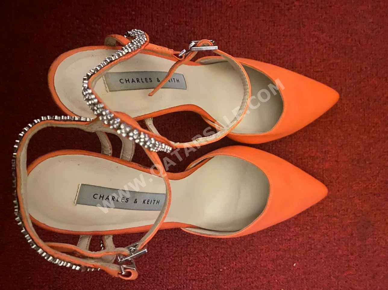 Shoes Orange Size 35 Qatar Girls