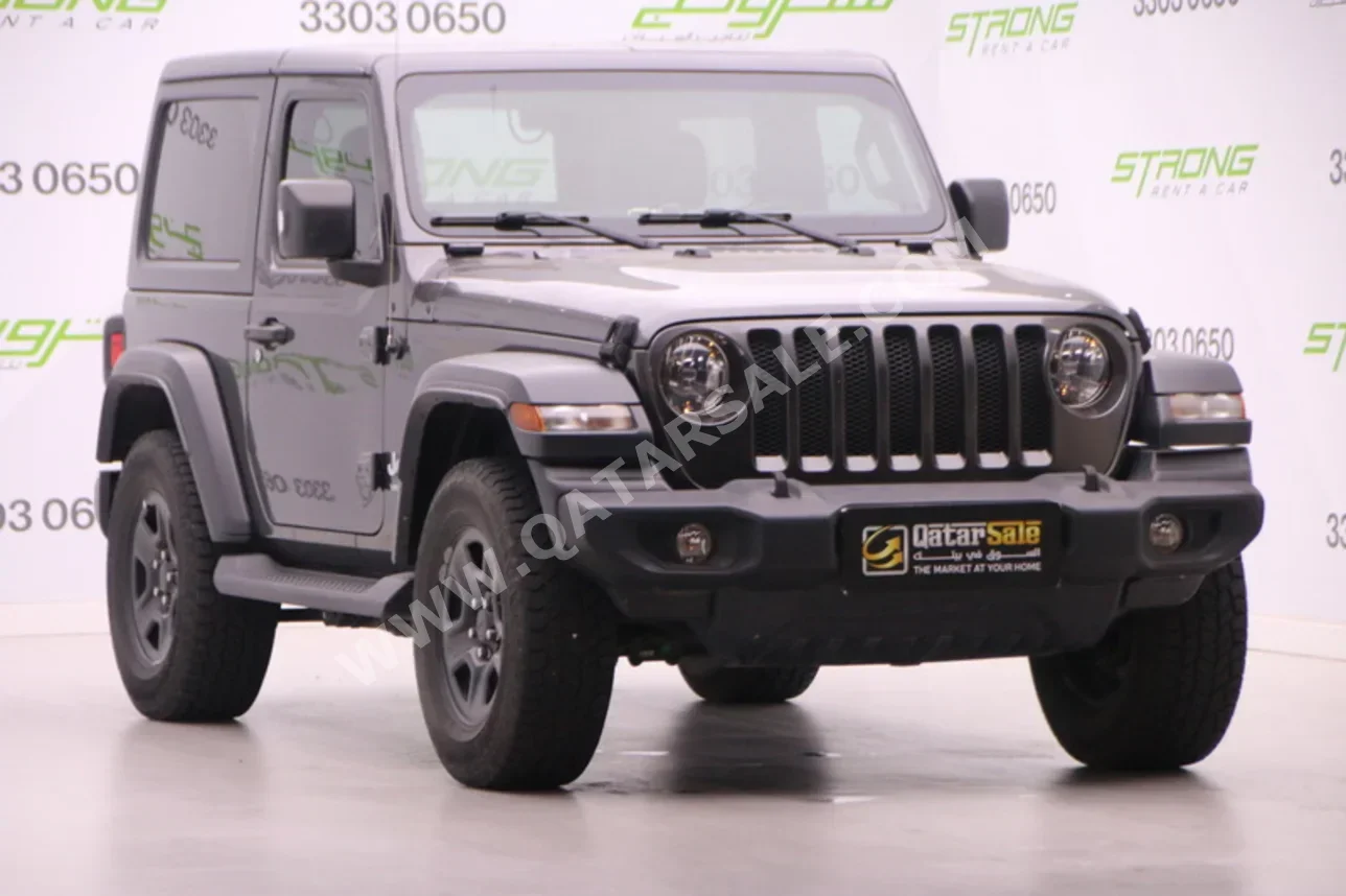 Jeep Wrangler Sport 2020 Automatic 83,000 Km 6 Cylinder Four Wheel Drive (4WD) SUV Gray