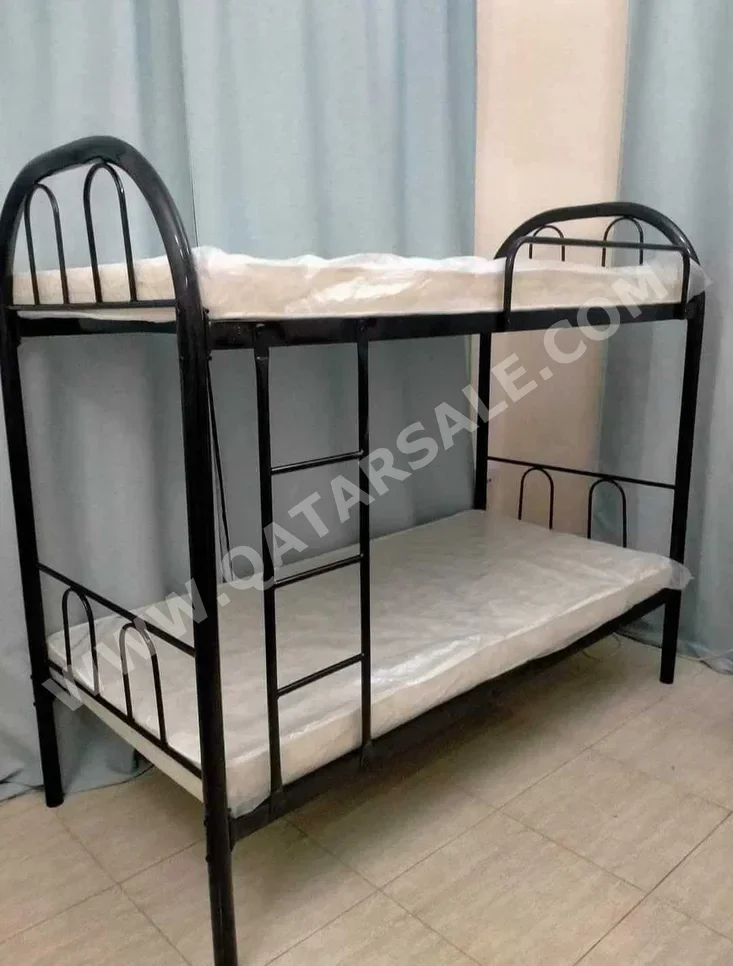 الأسّرة - لايف ستايل - فردي - أسود - متضمنة المرتبة