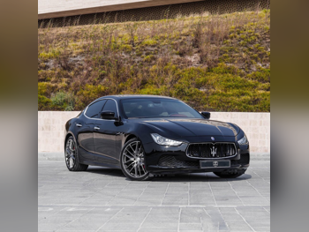 Maserati Ghibli 2015 Automatic 90,000 Km 6 Cylinder Rear Wheel Drive (RWD) Sedan Black