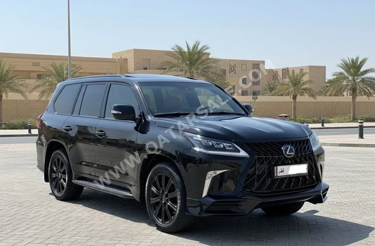 Lexus  LX  570 S Black Edition  2019  Automatic  100,000 Km  8 Cylinder  Four Wheel Drive (4WD)  SUV  Black  With Warranty