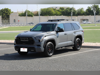 Toyota Sequoia TRD Pro 2023 Automatic 1,500 Km 6 Cylinder Four Wheel Drive (4WD) SUV Gray With Warranty