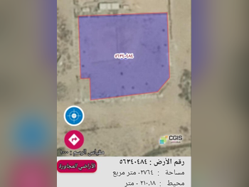 اراضي للبيع في الريان  - عين خالد  -المساحة 2,764 متر مربع