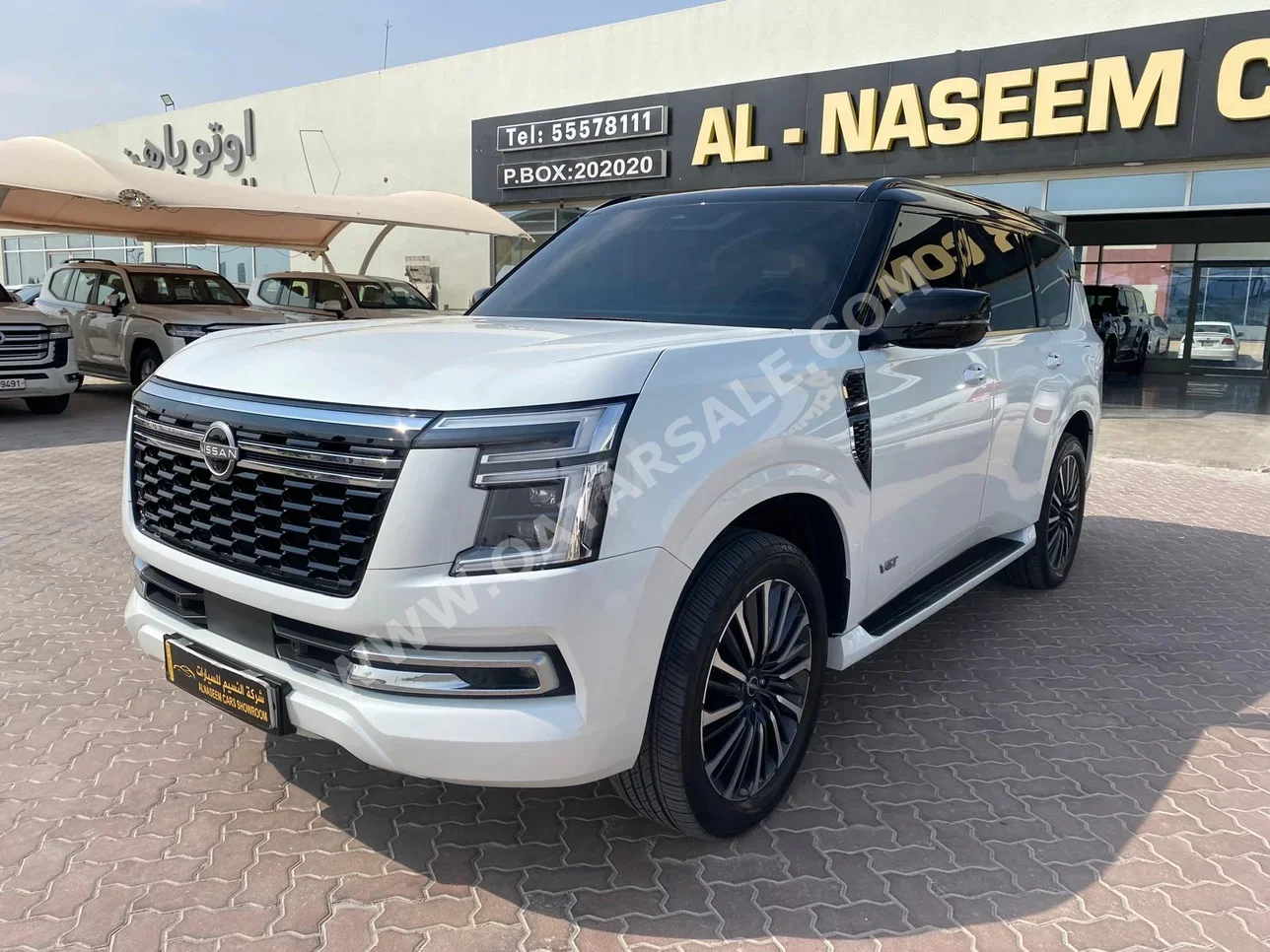 نيسان  باترول  بلاتنيوم  2025  اوتوماتيك  27,000 كم  6 سلندر  دفع رباعي  اس يو في  أبيض  تحت الضمان