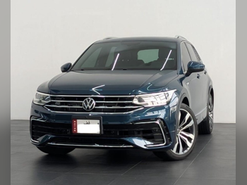 Volkswagen Tiguan R-Line 2023 Automatic 35,608 Km 4 Cylinder Four Wheel Drive (4WD) Sedan Blue With Warranty