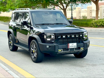 Jetour  T2  Luxury  2025  Automatic  9,000 Km  4 Cylinder  Four Wheel Drive (4WD)  SUV  Black  With Warranty