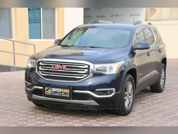 GMC Acadia SLE 2017 Automatic 124,000 Km 4 Cylinder Four Wheel Drive (4WD) SUV Dark Blue