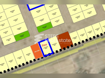 اراضي للبيع في لوسيل  -المساحة 555 متر مربع