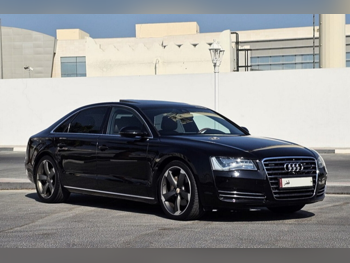 Audi A8 2014 Automatic 200,000 Km 6 Cylinder All Wheel Drive (AWD) Sedan Black