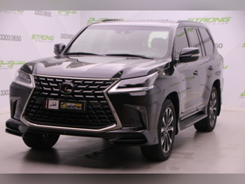 لكزس ال اكس 570 اس بلاك ايديشن 2021 اوتوماتيك 22,000 كم 8 سلندر دفع رباعي اس يو في أسود تحت الضمان