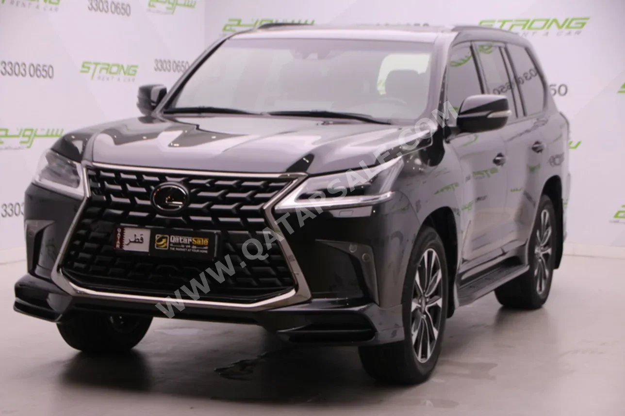 Lexus  LX  570 S Black Edition  2021  Automatic  22,000 Km  8 Cylinder  Four Wheel Drive (4WD)  SUV  Black  With Warranty
