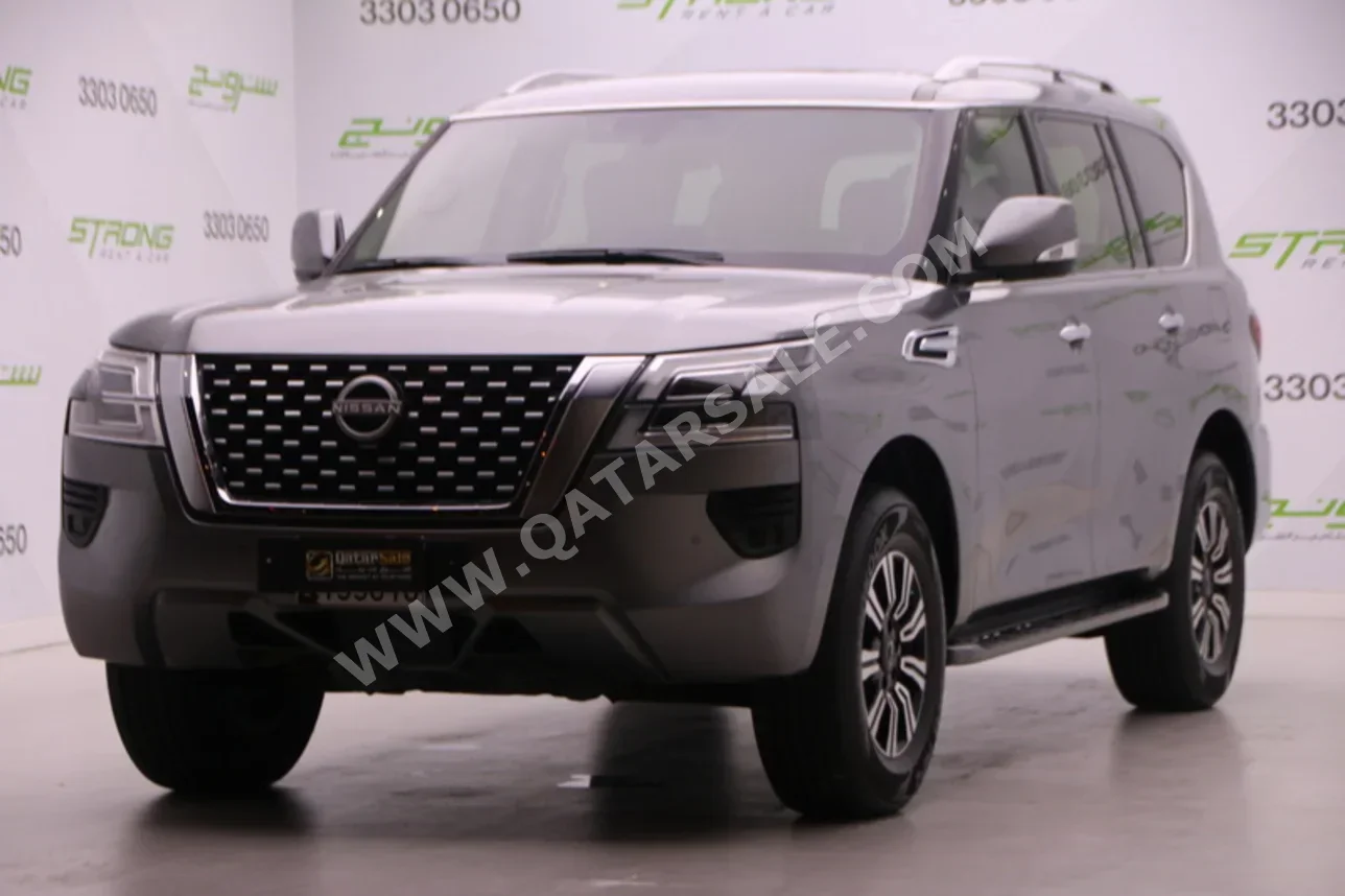 نيسان  باترول  اس اي تي 2  2024  اوتوماتيك  85,000 كم  6 سلندر  دفع رباعي  اس يو في  رمادي  تحت الضمان