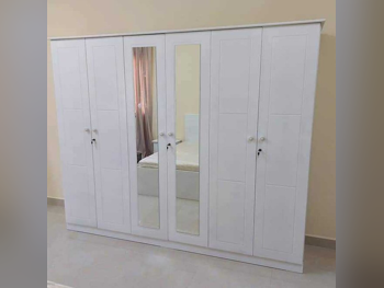 خزائن ودواليب الملابس والزينة - دوحة فيرنيتشر  - خزائن  - أبيض