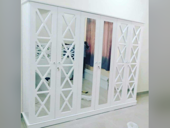 خزائن ودواليب الملابس والزينة - دوحة فيرنيتشر  - خزائن  - أبيض