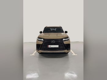لكزس  ال اكس  600 اوفرتريل  2025  اوتوماتيك  2,000 كم  6 سلندر  دفع رباعي  اس يو في  بيج  تحت الضمان