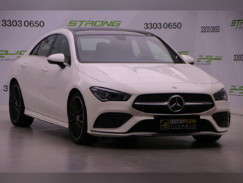 Mercedes-Benz CLA 250 2021 Automatic 75,418 Km 4 Cylinder Rear Wheel Drive (RWD) Sedan White
