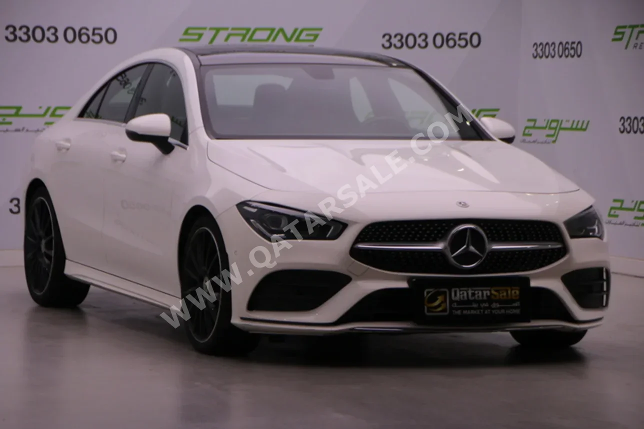 Mercedes-Benz CLA 250 2021 Automatic 75,418 Km 4 Cylinder Rear Wheel Drive (RWD) Sedan White