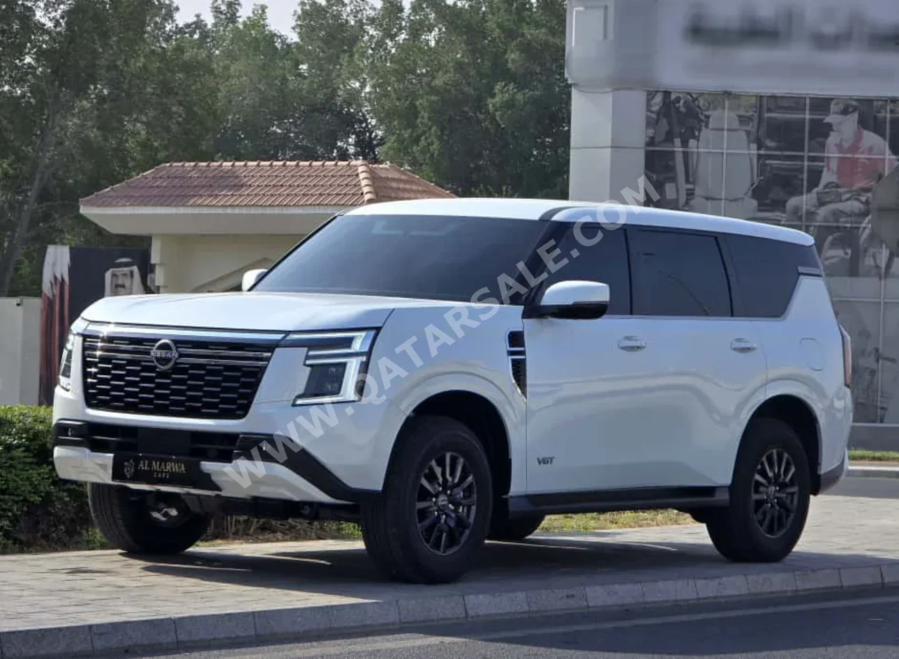 Nissan  Patrol  XE  2025  Automatic  2,500 Km  6 Cylinder  Four Wheel Drive (4WD)  SUV  White  With Warranty
