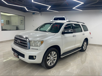 تويوتا  سكويا  2012  اوتوماتيك  322,000 كم  8 سلندر  دفع رباعي  اس يو في  أبيض