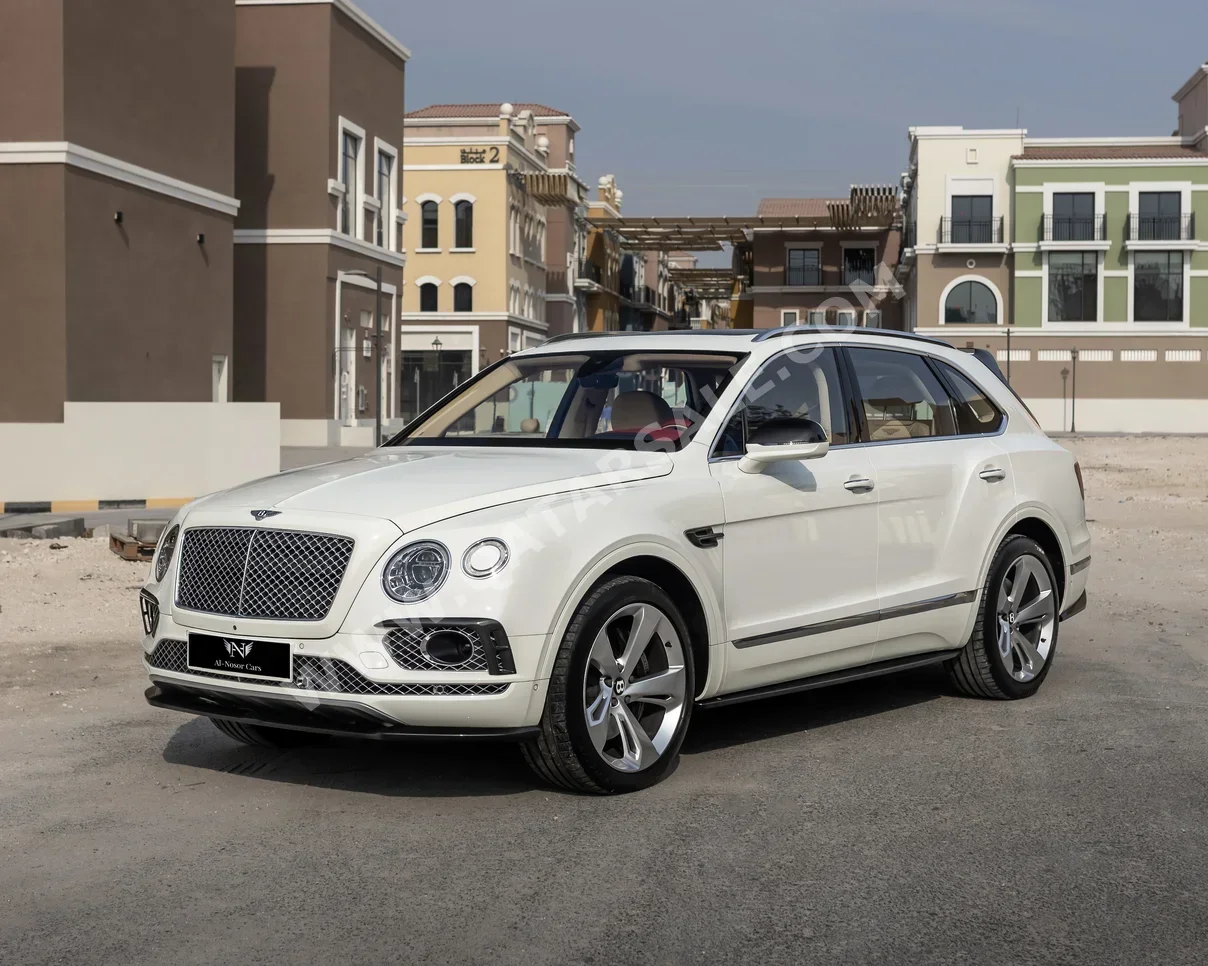 Bentley  Bentayga  2018  Automatic  55,000 Km  12 Cylinder  Four Wheel Drive (4WD)  SUV  Cream  With Warranty