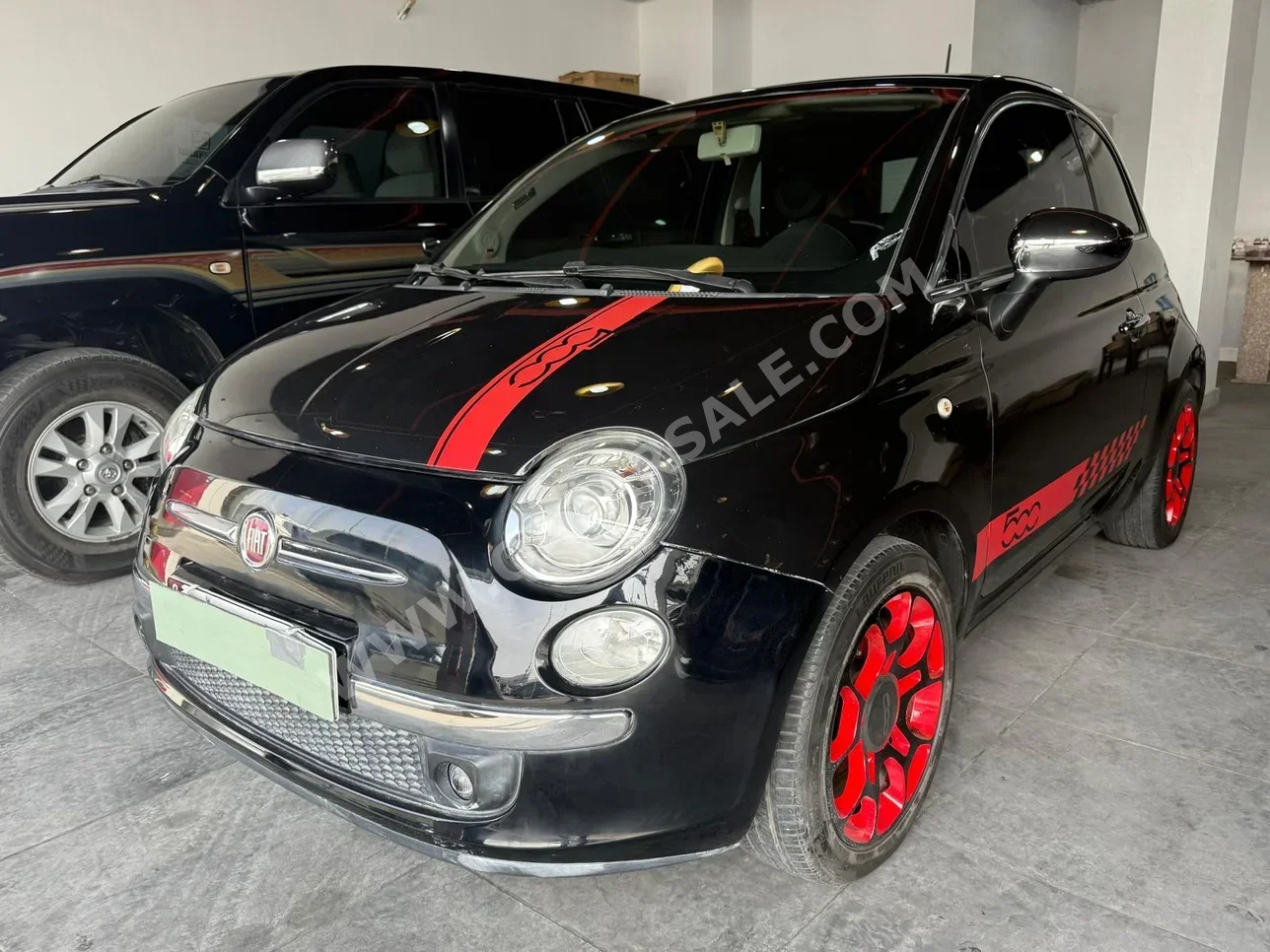 Fiat  500  Abarth  2014  Automatic  70,000 Km  4 Cylinder  Front Wheel Drive (FWD)  Hatchback  Black